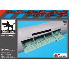   Black Dog A48025 Grumman OV-10 Mohawk front electronics for Roden makett dioráma kiegészítő (1/48)