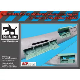   Black Dog A48027 Grumman OV-10 Mohawk electronics big set for Foden makett dioráma kiegészítő (1/48)