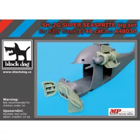   Black Dog A48030 SH-2G Super Seasprite big set for Kity Hawk makett dioráma kiegészítő (1/48)