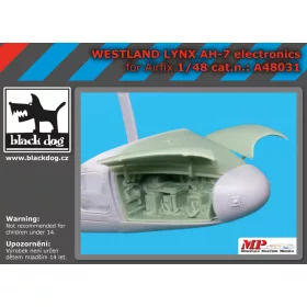   Black Dog A48031 Westland Lynx AH-7 electronic for Airfix makett dioráma kiegészítő (1/48)