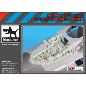   Black Dog A48038 MH-60 K electronic 1 for Italeri makett dioráma kiegészítő (1/48)