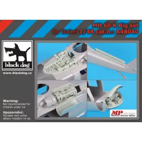   Black Dog A48040 MH-60 K big set for Italeri makett dioráma kiegészítő (1/48)