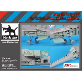   Black Dog A48045 AH -64 D big set for Italeri makett dioráma kiegészítő (1/48)