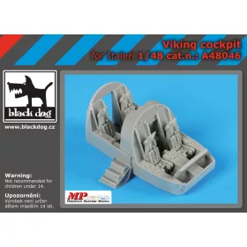   Black Dog A48046 Cocpit Viking for Italeri makett dioráma kiegészítő (1/48)