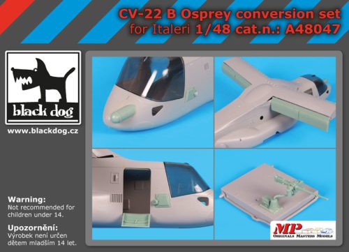 Black Dog A48047 CV-22 B Osprey conversion set for Italeri makett dioráma kiegészítő (1/48)