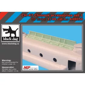   Black Dog A48050 Ch-47 Chinook accessories set 1 for Italeri makett dioráma kiegészítő (1/48)