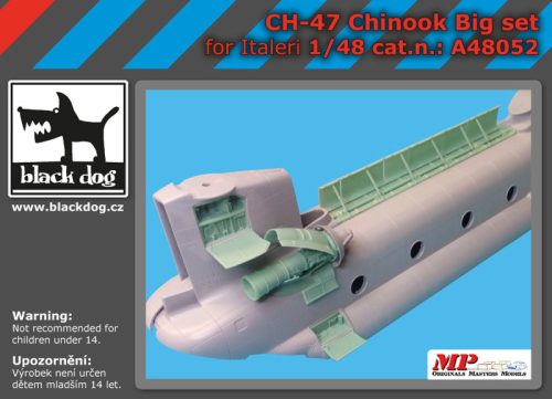 Black Dog A48052 Ch-47 Chinook big set for Italeri makett dioráma kiegészítő (1/48)