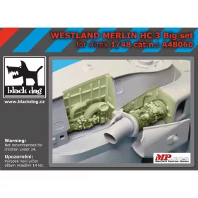   Black Dog A48060 Westland Merlin HC 3 big set for Airfix makett dioráma kiegészítő (1/48)