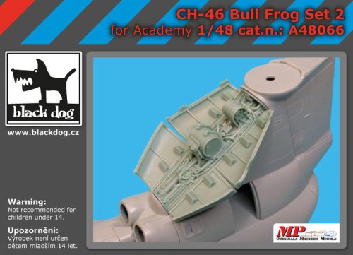 Black Dog A48066 CH-46 Bull Frog set 2 for Academy makett dioráma kiegészítő (1/48)