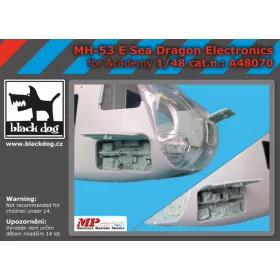   Black Dog A48070 MH-53 E Dragon electronics for Academy makett dioráma kiegészítő (1/48)