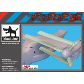  Black Dog A48073 V-22 Osprey propeller blades for Italeri makett dioráma kiegészítő (1/48)