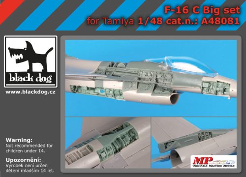 Black Dog A48081 F-16 C big set for Tamiya makett dioráma kiegészítő (1/48)