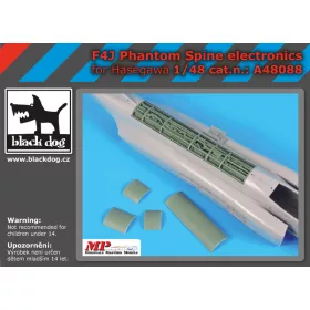   Black Dog A48088 F4J Phantom spine electronics for Hasegawa makett dioráma kiegészítő (1/48)