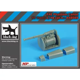   Black Dog A48089 F4E Phantom canon for Italeri makett dioráma kiegészítő (1/48)