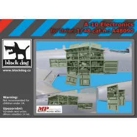   Black Dog A48090 A-10 eelectronics for Italeri makett dioráma kiegészítő (1/48)