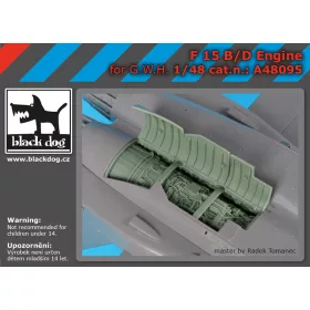   Black Dog A48095 F-15 C/D engine for G.W.H makett dioráma kiegészítő (1/48)