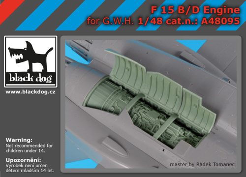 Black Dog A48095 F-15 C/D engine for G.W.H makett dioráma kiegészítő (1/48)