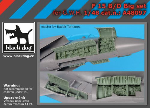 Black Dog A48097 F-15 C/D big set for G.W.H makett dioráma kiegészítő (1/48)