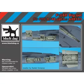   Black Dog A48103 F-14 D big set for AMK makett dioráma kiegészítő (1/48)