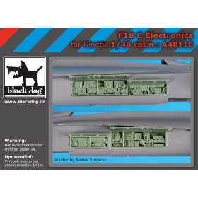   Black Dog A48110 F-18 C electronic for Kinetic makett dioráma kiegészítő (1/48)