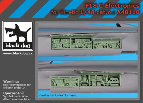 Black Dog A48110 F-18 C electronic for Kinetic makett dioráma kiegészítő (1/48)