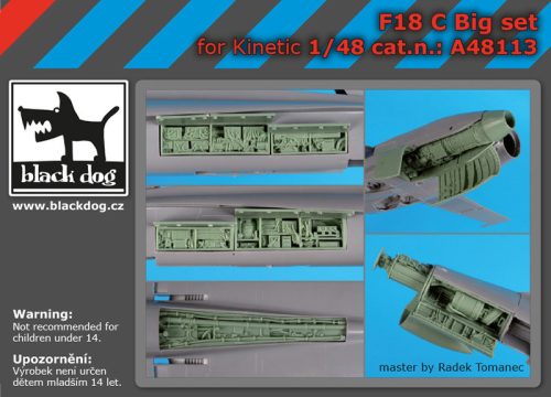 Black Dog A48113F-18 C big set for Kinetic makett dioráma kiegészítő (1/48)