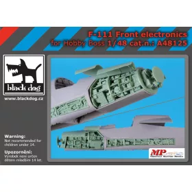   Black Dog A48125 F-111 Front electronic for Hobby Boss makett dioráma kiegészítő (1/48)