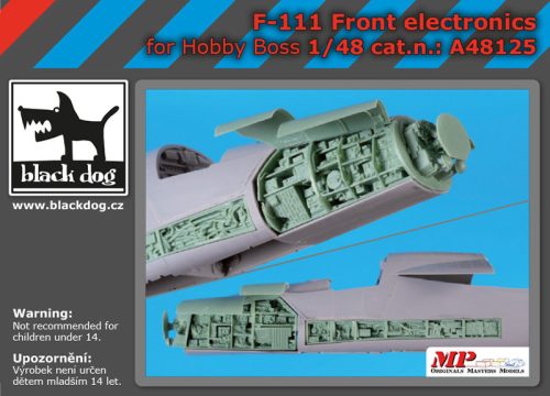 Black Dog A48125 F-111 Front electronic for Hobby Boss makett dioráma kiegészítő (1/48)