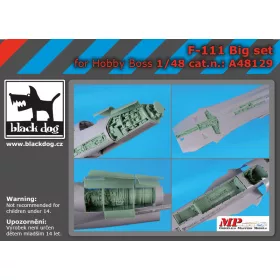   Black Dog A48129 F-111 Big set for Hobby Boss makett dioráma kiegészítő (1/48)