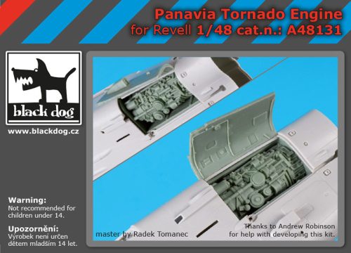 Black Dog A48131 Panavia Tornado engine for Revell makett dioráma kiegészítő (1/48)