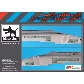   Black Dog A48142 Phantom F4B electronics for Tamiya makett dioráma kiegészítő (1/48)