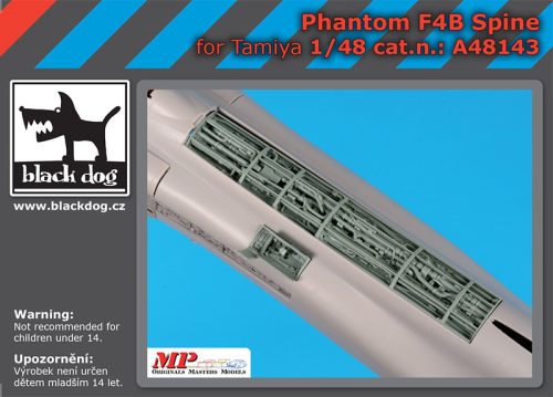 Black Dog A48143 Phantom F4B spine for Tamiya makett dioráma kiegészítő (1/48)