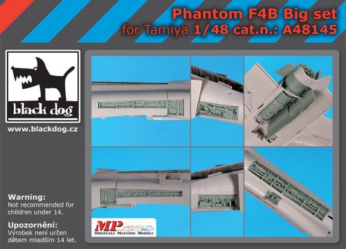 Black Dog A48145 Phantom F4B big set for Tamiya makett dioráma kiegészítő (1/48)