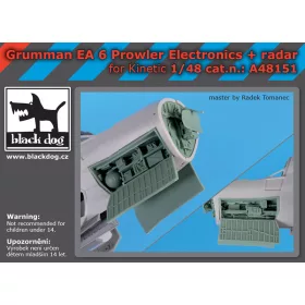   Black Dog A48151 Grumman EA 6 Prowler electronics radar for Kinetic makett dioráma kiegészítő (1/48)