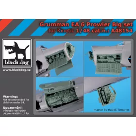   Black Dog A48154 Grumman EA 6 Prowler big set for Kinetic makett dioráma kiegészítő (1/48)