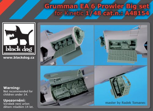 Black Dog A48154 Grumman EA 6 Prowler big set for Kinetic makett dioráma kiegészítő (1/48)