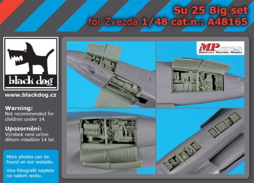 Black Dog A48165 SU-25 Big set for Zvezda makett dioráma kiegészítő (1/48)