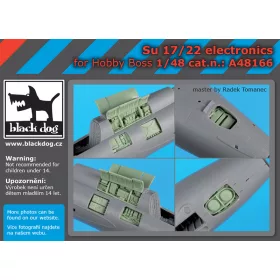   Black Dog A48166 SU-17/22 electronics for Hobby boss makett dioráma kiegészítő (1/48)