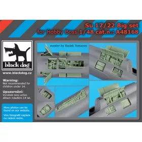   Black Dog A48168 SU17/22 Big set for Hobby boss makett dioráma kiegészítő (1/48)