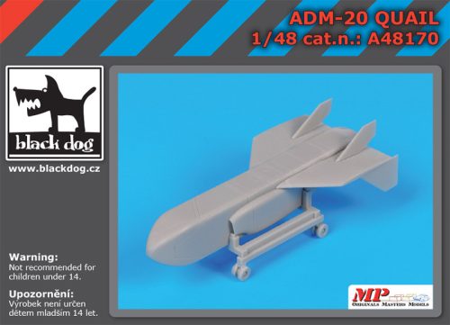 Black Dog A48170 ADM-20Quail makett dioráma kiegészítő (1/48)