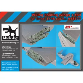   Black Dog A48177 Viking folding wings+tail for Italeri makett dioráma kiegészítő (1/48)
