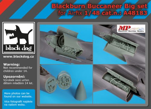 Black Dog A48183 Blackburn Buccanneer Big set for Airfix makett dioráma kiegészítő (1/48)