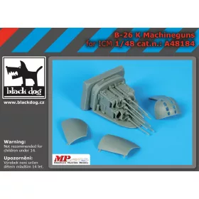   Black Dog A48184 B-26 K machineguns for ICM makett dioráma kiegészítő (1/48)