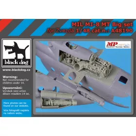   Black Dog A48190 Mil Mi 8 MT big set for Zvezda makett dioráma kiegészítő (1/48)