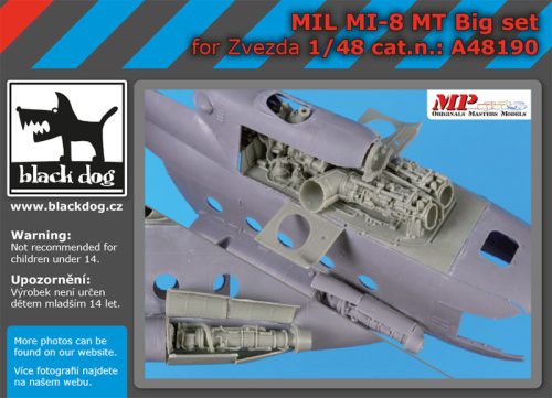 Black Dog A48190 Mil Mi 8 MT big set for Zvezda makett dioráma kiegészítő (1/48)