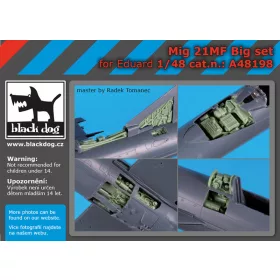   Black Dog A48198 Mig 21 MF big set for Eduard makett dioráma kiegészítő (1/48)
