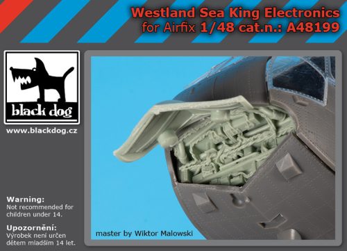 Black Dog A48199 Westland Sea King electronic for Airfix makett dioráma kiegészítő (1/48)