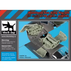   Black Dog A48201 Westland Sea King big set for Airfix makett dioráma kiegészítő (1/48)