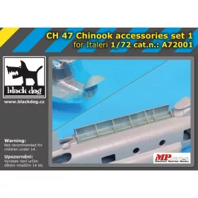   Black Dog A72001 CH-47 Chinook accessories set for Italeri makett dioráma kiegészítő (1/72)