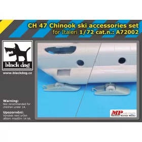   Black Dog A72002 CH-47 Chinook ski accessories set for Italeri makett dioráma kiegészítő (1/72)